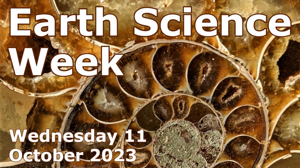 Ammonite image for Earth Science Week 2023